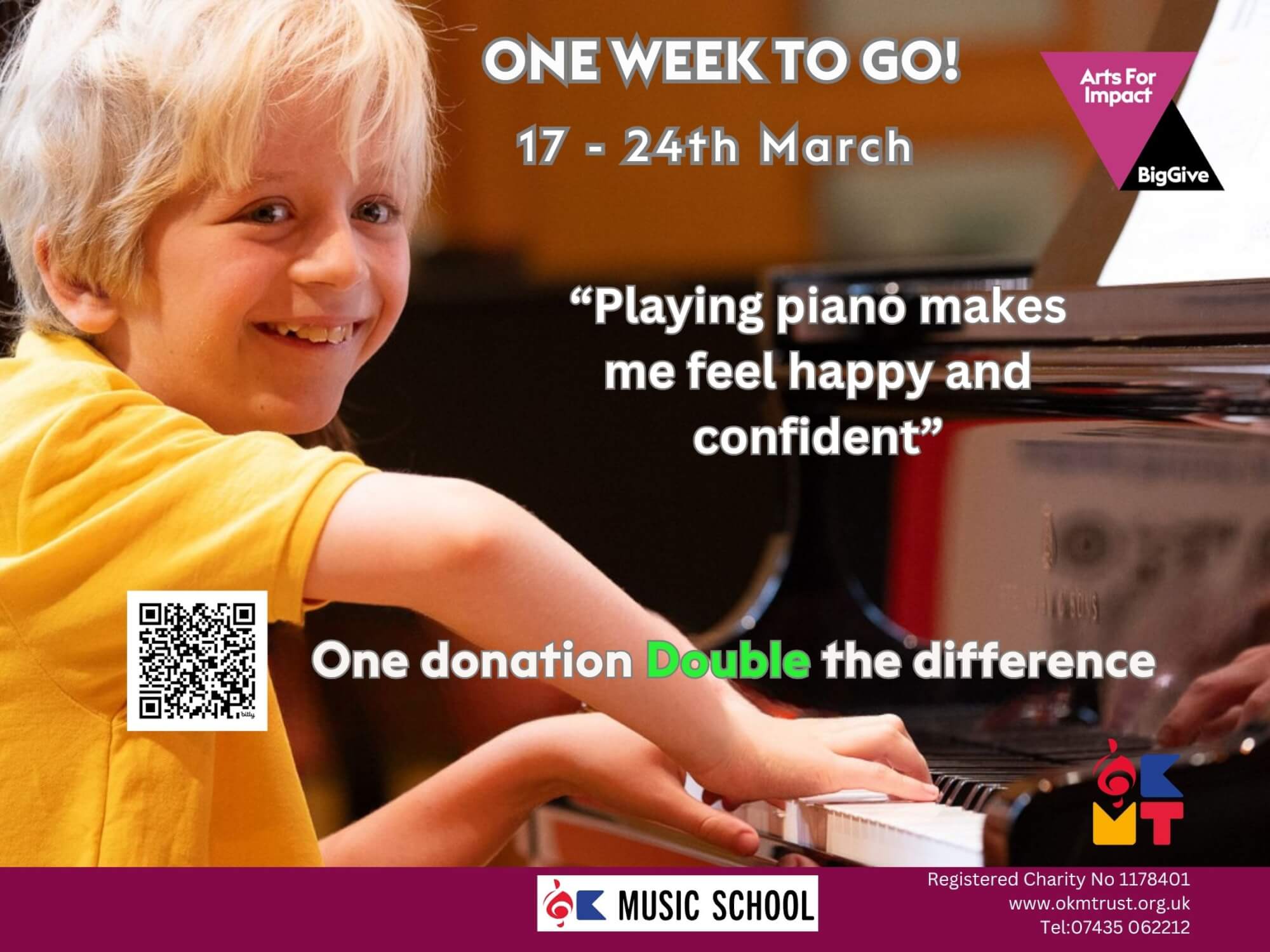 Big Give 2026 - one week to go website